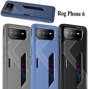 Étuis mats pour Asus ROG Phone 6 Pro 5 5s 6D, étui ultime, Film de protection d'écran en verre, couverture en silicone pour jeu