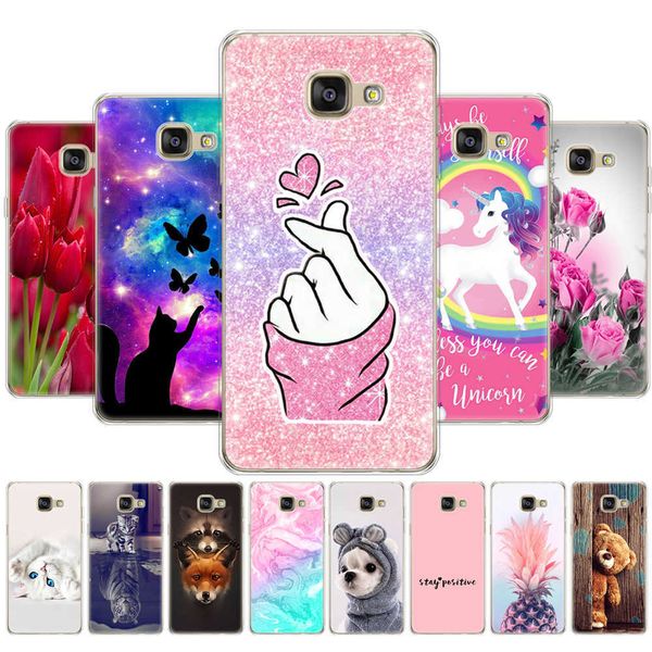 Pour Samsung Galaxy A3 2016 étui A310 A310H silicone souple Tpu couverture arrière de téléphone pour une Protection complète Coque pare-chocs