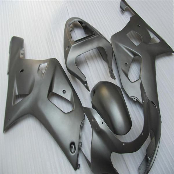 Kit de carénage ABS noir plat mat pour SUZUKI GSXR 600 750 K1 2001 2002 2003 GSXR600 GSXR750 01 02 03302l