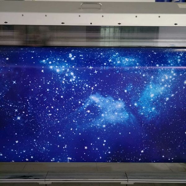 Finitura opaca / lucida galaxy Camo Vinile Involucro Con bolle d'aria Gratuito Grafica per autocarri stampata dimensioni autoadesive 1.52x30m 5x98ft