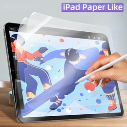Matte iPad Paper Like Screen Protector voor het tekenen van iPad Air 4 5 10.9 10e 2022 Pro 11 9.7 10.2 7/8/9e Mini 6 Schrijffilm