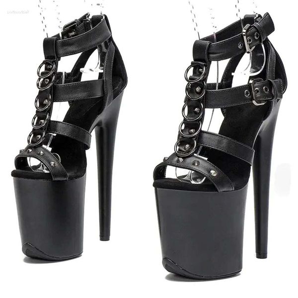 Matte Leecabe Sandals superiores 8 pulgadas de 20 cm/ Lady Fashion Party Platform High Heel Club Night Stage Pole Dance BC2