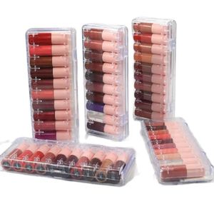 Matte vloeibare lippenstift DIY Lip voller make-upkit Langdurige lipglossset Mini Shimmer Lipglazuur 10-delige set Private Label 231229