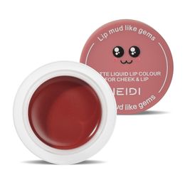 Matte zijdeachtige lippenstift ingeblikte lipklei #342 Ash Rose 1pc