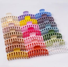 Matte Simple Hair Claw Clip Hold Hair Woman Girl ACCESORIOS PELO CHIRS ALIGATOR CLAMPA MATE Matte