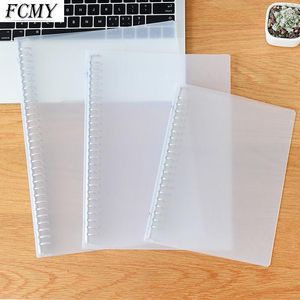 Matte transparent 20/26/30 trous de carnet de feuille lâche Case Inner Page Shell Office School Supplies