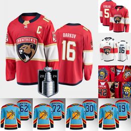 Matthew Tkachuk 2024 Finales de la Coupe Stanley Jersey Gustav Forsling Kyle Okposo Aleksander Barkov Anton Lundell Sam Reinhart Carter Verhaeghe Sergei Bobrovsky Jerseys