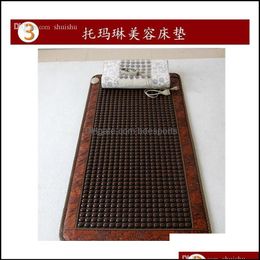 Matras Pad Beddengoed Leveringen Huistextiel Tuin Groothandel-nieuwe schoonheid Jade verwarming Germanium Stone Tourmaline Xiuyan Energy Physiotherap