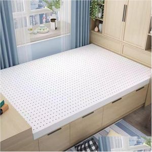 Surmatelas Matelas en latex personnalisés pour un usage domestique avec du caoutchouc naturel de toute taille, livraison directe, maison, jardin, textiles de maison, lit Dhink