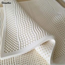 Matras Pad Formtheo Natural Latex Massage Topper 160 200 Tatami Dikke 10 cm opvouwbaar bed 1 5 1 8m 230414