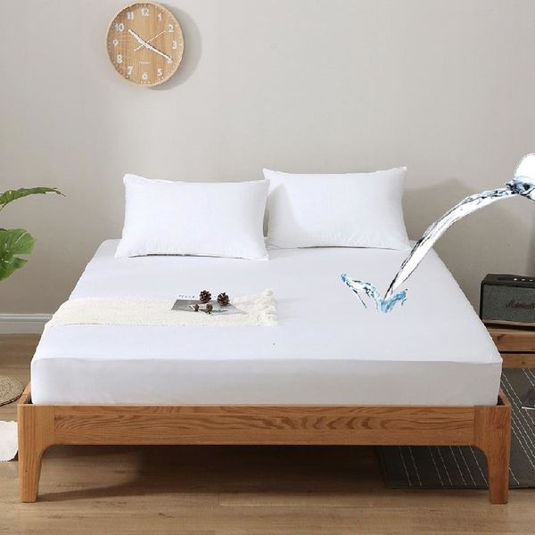 Couvre-matelas imperméable, drap-housse avec bande élastique, protection de remplacement pour simple, Double, Queen, King, Muti, taille 230503