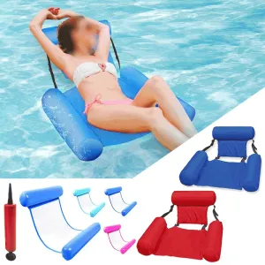 Matrassen opblaasbare matrassen water zwembad accessoires lucht hangmat water lounge stoelen zweven water sportspeelgoed zwevende watermat