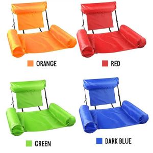 Matrassen Pool Beach zomer Sport Hangmat Water Lounger Matrassen zwevend water zwembed opblaasbare opvouwbare luchtrijstoel