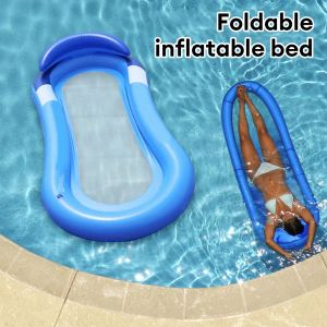 Matelas portable gonflable hamac flottant lit d'été natation mattreuse plage hamac chaises salon salon