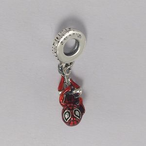 mavel Hanging spder-Man Dangle Charm 925 argent sterling Pandora Dangle Moments Mavel Revenge pour fit Charms perles Bracelets Bijoux 792323C01 Annajewel