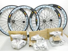 Mavic Cosmic Carbon Wheels Clincher 700C 50 mm velgen lichtgewicht road fietswielen+gratis geschenken