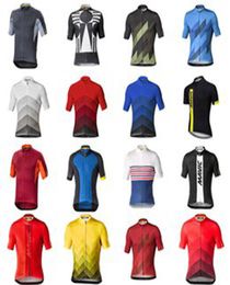 Equipo MAVIC Men039s Ciclismo Mangas cortas Jersey Camisas de carreras de carretera Tops de bicicleta Verano Transpirable Deportes al aire libre Maillot S210426726871