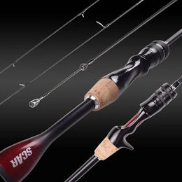 Mavllos ORKA Carbon Bass Hengel met snelle stevige UL Tip Lokken met behulp van 1-5g Karpervissen Spinning Casting Rod Force 1-8LB 240116