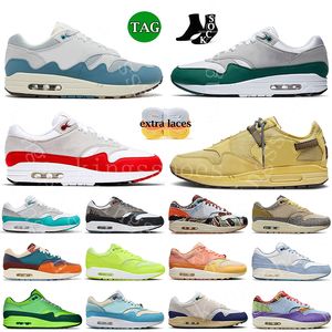 OG 1 Running Shoes Men Women One Designer Entrenadores Blue Gale Orange Frost Lumiere Concepts Heavy Patta Waves Noise Aqua Monarch Canvas 87 Tamaño de las zapatillas Eu36-47