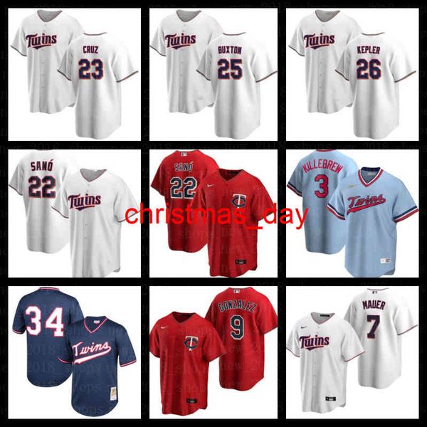 Max Kepler Miguel Sano Luis Arraez Jose Berrios Jerseys Josh Donaldson Andrelton Simmons Alex Kirilloff Byron Buxton Max