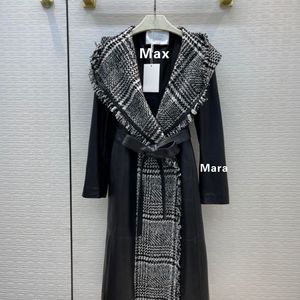 Max lettre Mara concepteur de luxe femmes trench manteaux corps lettre Bur imprimer veste manteau femme décontracté longs tranchées manteau
