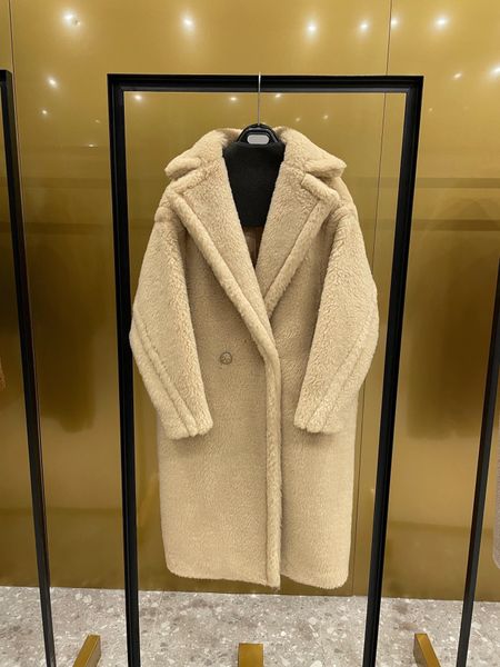 Max1 haute qualité nouveau manteau de fourrure de champagne d'hiver conception de fourrure pour femmes doudounes d'hiver plus designer de mode pardessus veste de créateur femmes cadeau de Noël