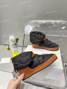 Maxie Nylon boucle bottes de luxe designer femmes Eiderdown bottes de neige automne et hiver mode bottes de mode taille 35-40