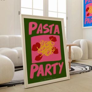 MAXIMALIST ECLECTIC PINK PASTA PARTE PARTES PASTA LOVERS CLUB CLUM TOUJOR