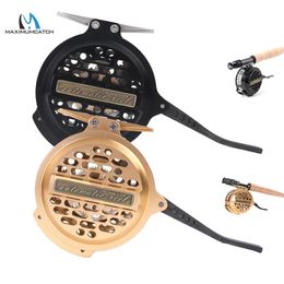 MaximumCatch Automatische vliegvissen Reel Y4 70 21 BB Super Light Aluminium Blackgold Color 240522