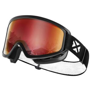 Gafas de esquí Maxjuli Sports OTG Snowboard Goggles for Men Women Youth 100% Protectin Snowmobile Skiing Skating M7 231221