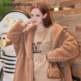 Maxmaras Coat Teddy Bear Womens Cashmere Maisons laine hiver