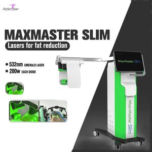 MaxMaster Slim Machine dispositif Laser émeraude corps minceur équipement Machine à brûler les graisses lumière verte