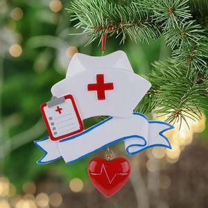 Maxora Verpleegster Gepersonaliseerde Polyresin Handschildering Kerstboom Beroep Ornament Zoals Voor Vakantie Verpleegster Dag Geschenken2761