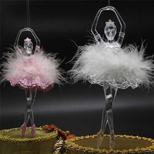 Maxsin 1PC mode Acryl driedimensionale ballerina danser Hanger DIY Bruiloft creatieve woondecoratie gereedschap Ornaments275N