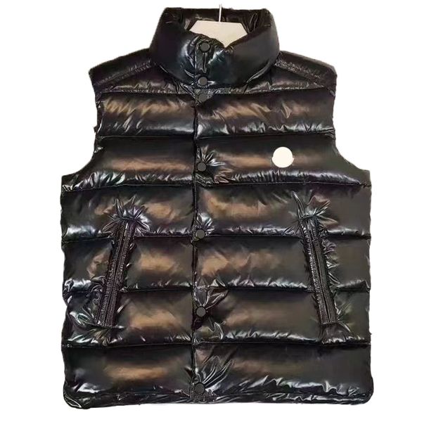 Designer Mens Gilets Doudoune Badge brodé Couple d'hiver Veste imperméable vêtements épais chauds