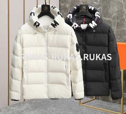 Diseñador para hombre abajo chaqueta letras bordadas parkas para mujer a prueba de viento cálido abrigo sólido chaquetas mujeres abrigos streetwear