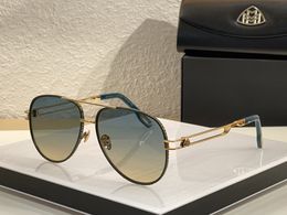 Mayba les lunettes de soleil de créateurs de haute qualité originales pour hommes pour hommes célèbres lunettes de luxe rétro de luxe des lunettes de soleil pour femmes avec boîte