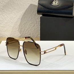 Mayba de AME II top originele hoogwaardige designer zonnebril voor heren beroemd modieus retro luxemerk ee -glas modeontwerp w 237e