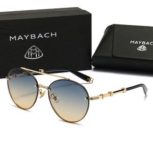 Maybach Fashion Men Lunettes de soleil Lunes Sunshade Lunets Léopard Composite Métal Mémorlisé Optical Cadre Classic Rectangle carré Gol