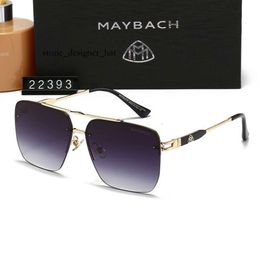 Maybachs Lunettes de soleil Lunettes de soleil design Lunettes de soleil pour hommes Tendance de luxe Lunettes de soleil de loisirs Vacances en plein air Tourisme Conduite Lunettes Mayba 4648