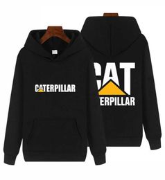 Maycaur marca tendencia coche sudadera holgada de gran tamaño Caterpillar Sudadera con capucha moda Casual Color sólido chaqueta de viaje al aire libre H09106032794