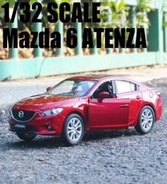 Mazda 6 Atenza 132 Legering auto Die casting speelgoed met geluidscollectie levering gloednieuw 202147984938647330