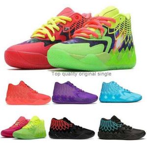 MB.01 Melo Ball 2022 Chaussures de basket-ball pour hommes MB1 Rick Morty Galaxy Queen Buzz City Black Rock Ridge Red Blast Outdoor Man Trainers Sneakers