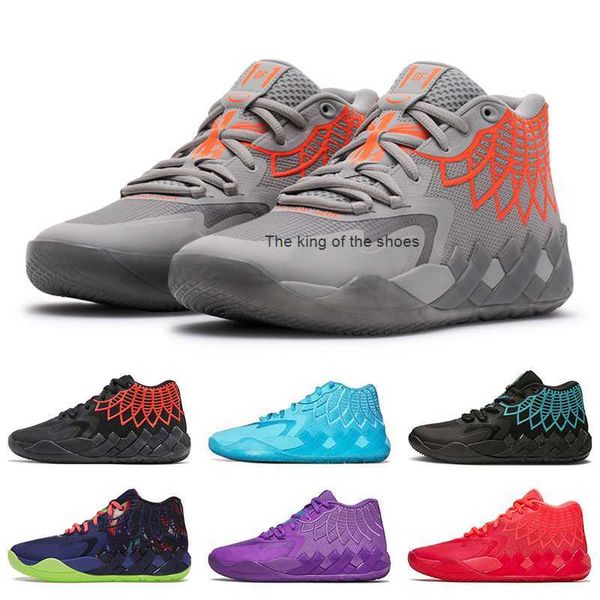 MB.01shoesOG Chaussures de basket-ball 40-46 Tailles US 7.5-12 Chaussures pour hommes MB.01 LaMelo Ball Queen City Chaussure de basket-ball Buzz City Rick et Morty Baskets Designers