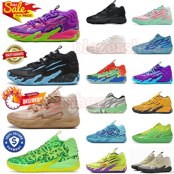 mb.03 chaussures de basket-ball lemelo ball MB03 Lamelo Ball Shoes Outdoor Toxic Blue Hive FOREVER RARE Nouvel An chinois hommes femmes mb.02 mb.01 baskets melo baskets DHgate chaussure