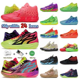 MB 3 Lamelo Ball Shoes Designer Basketball Shoe Signature Mens Womens Rick et Morty Be You Toxic Forever Rare Guttermelo Chino Hills Melo Mb 2 MB 1 Sneakers Trainers