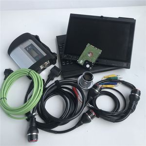 Scanner MB SD Connect C4 avec système hdd d-as dans tablette x201t i7cpu ordinateur portable win7 pour le diagnostic des voitures mb star c4