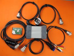 MB Star C3 MB SD conecta el Chip completo OBD2 herramientas de diagnóstico de coche para Benz 12V 24V con relés NEC