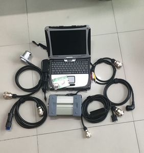 Mb Star c3 multiplexer PRO Diagnosetool voor harde schijf Update met Hdd 320 GB in laptop CF19 touchscreen Alle kabels Volledige set Klaar voor gebruik