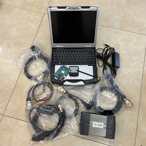 MB Star C3 OBD2 Diagnostische tool met CF-30 touchscreen laptop CF30 geïnstalleerd 120 GB HDD Soft-Ware met SD Connect 3 Auto Scanner